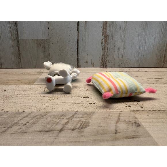 Littlest Pet Shop LPS Vintage Puppy Dog Poodle Pink Magnet EUC - Picture 3 of 3